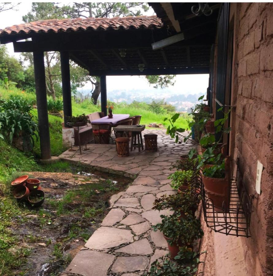 Cabana Blanca Nieves Y Los 9 Enanos Tapalpa Bagian luar foto