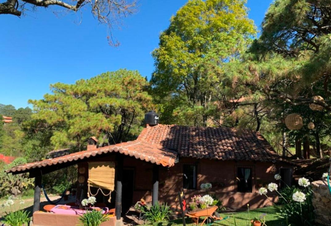 Cabana Blanca Nieves Y Los 9 Enanos Tapalpa Bagian luar foto